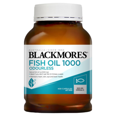 Blackmores Dầu cá KHÔNG MÙI Mẫu mới 400 viên 1