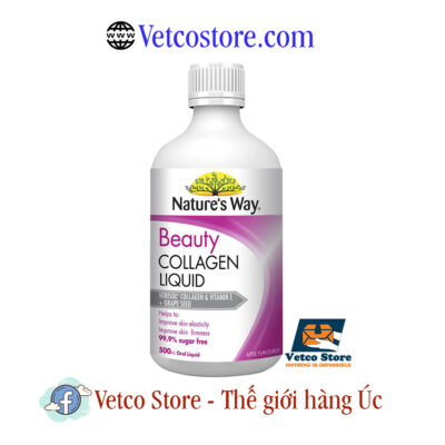 Collagen Dạng Nước Natures Way Beauty Collagen Liquid 500ml 3