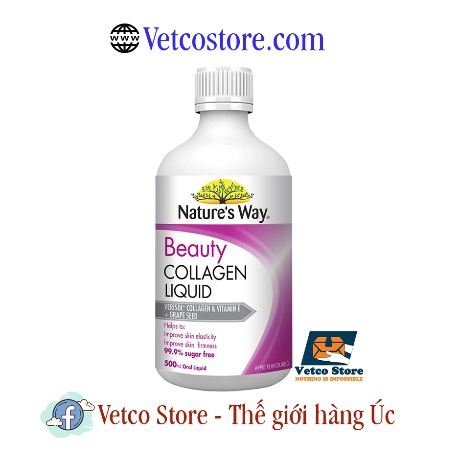 Collagen Dạng Nước Natures Way Beauty Collagen Liquid 500ml 3