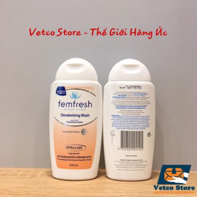 DDVS Femfresh Deodorising Wash 250ml 2