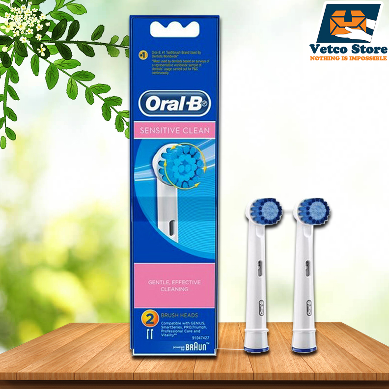 Đầu Bàn Chải Oral-B Sensitive (Vỉ/2 Cái) (Set)