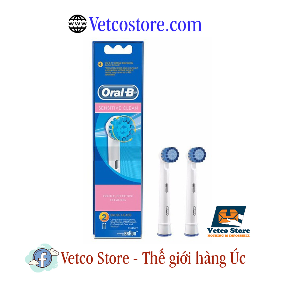 Đầu bàn chải Sensitive vỉ 2 cái 1