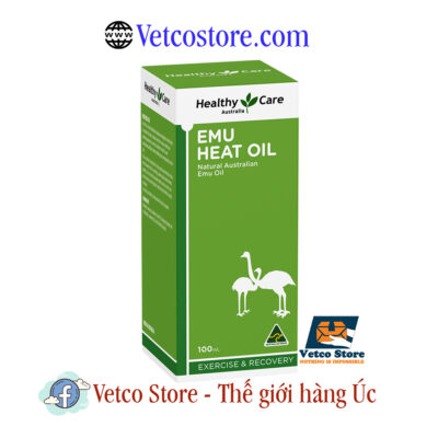 Dầu đà điểu Healthy Care Emu Heat Oil 100ml Mẫu mới 2
