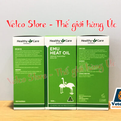 Dầu đà điểu Healthy Care Emu Heat Oil 100ml Mẫu mới 4