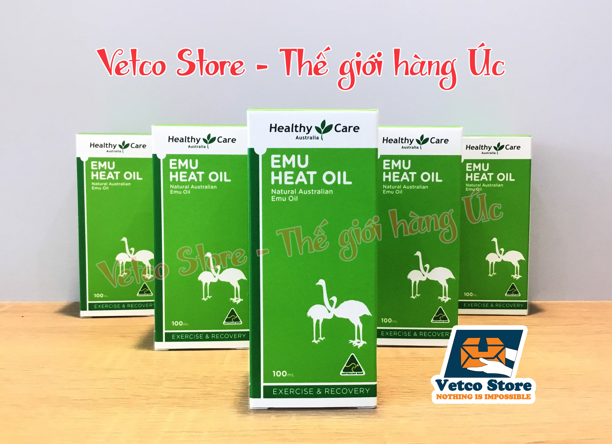 Dầu đà điểu Healthy Care Emu Heat Oil 100ml Mẫu mới 5