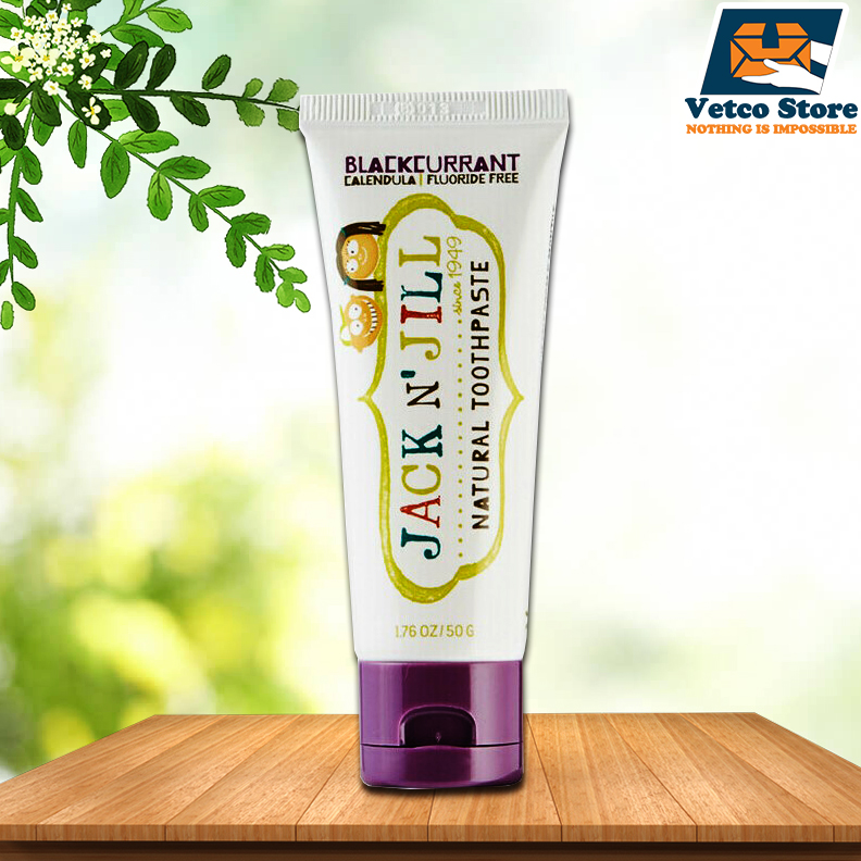 Kem Đánh Răng Jack N Jill Em Bé Nuốt Được Hương Blackcurrant (Tuýp 50g)