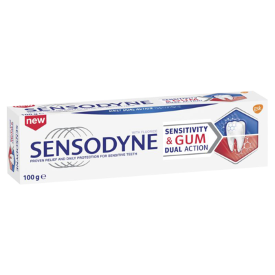 Kem đánh răng Sensodyne Sensitivity and Gum dual action 100g 2