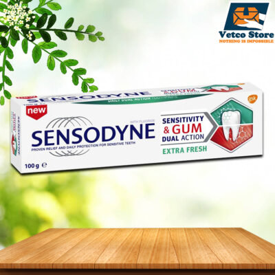 Kem Đánh Răng Sensodyne Sensitivity & Gum Dual Action Extra Fresh 100g