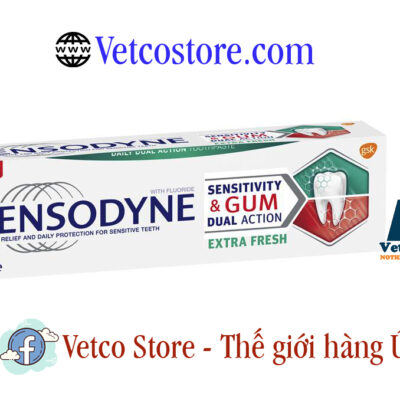 Kem đánh răng Sensodyne Sensitivity and Gum dual action Extra Fresh 100g 1