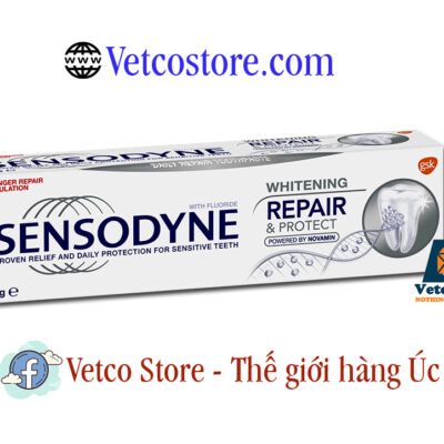 Kem danh rang sensodyne repair and protect whitening 100g 1