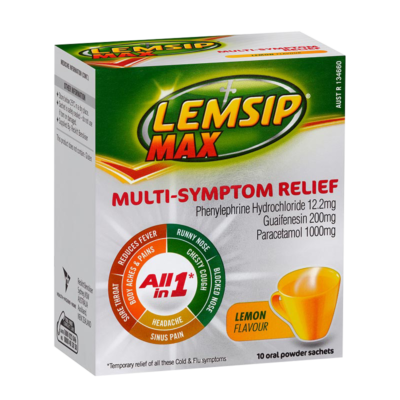 Lemsip Max Multi Symptom Relief vị chanh 1