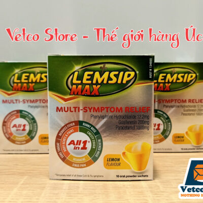 Lemsip Max Multi Symptom Relief vị chanh 4