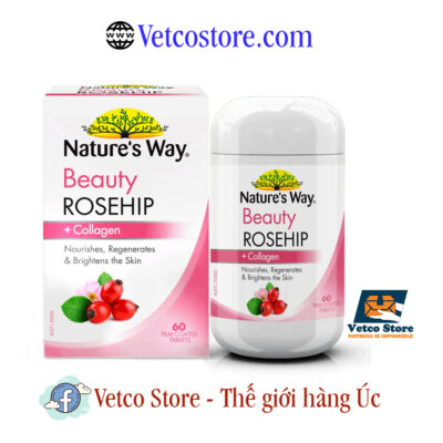 Natures Way Beauty Rosehip va Collagen 1