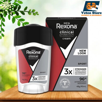 Sáp Khử Mùi Rexona Clinical Protection Cream Sport Cho Nam 48g/45ml