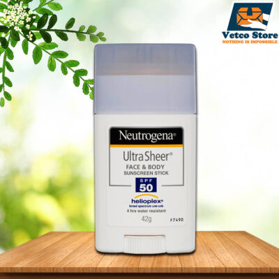 Sáp Lăn Chống Nắng Toàn Thân Neutrogena Ultra Sheer SPF50 4h Trong Nước 42g