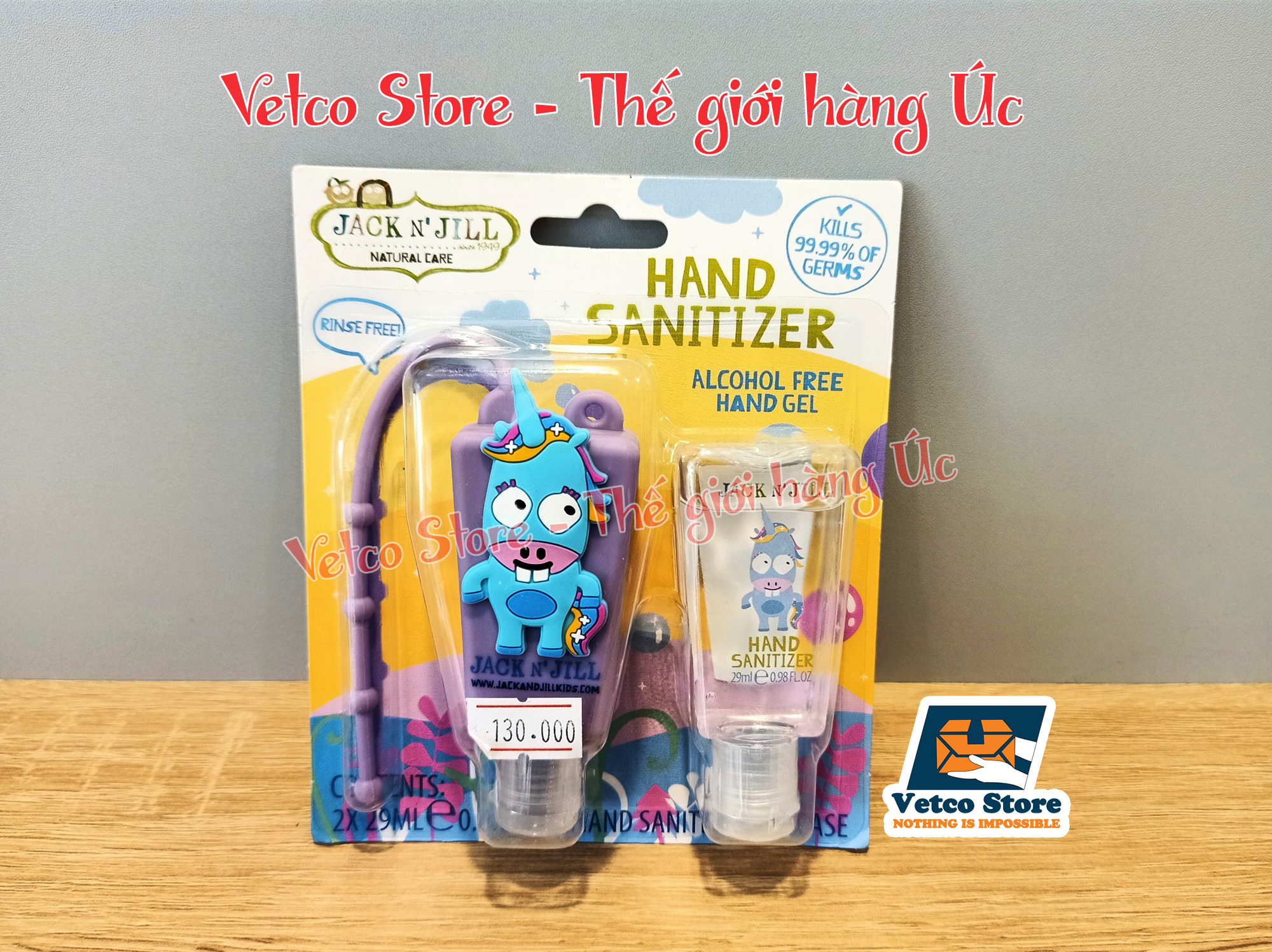 Set nước rửa tay khô Jack N Jill màu tím 3