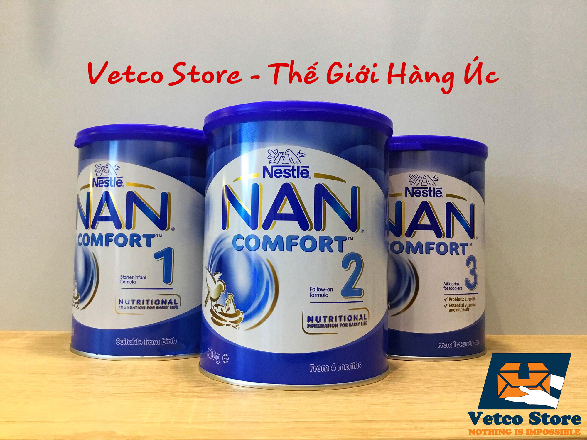 Sữa Bột Nestle NAN Comfort Formula 2