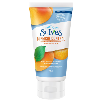 Sữa rửa mặt tẩy tế bào chết ST Ives Blemish Control Apricot Scrub 150ml 1