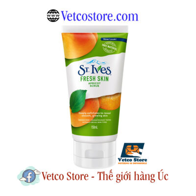 Sữa rửa mặt tẩy tế bào chết ST Ives Fresh Skin Apricot Scrub 150ml 1