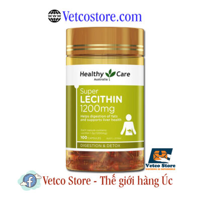 Super Lecithin 1200mg Healthy care 100 viên 1