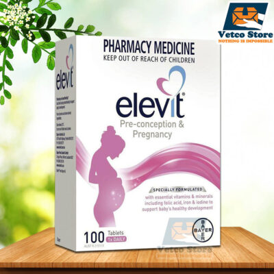 Elevit Chính Hãng Úc – Vitamin Bà Bầu (Hộp 100 Viên)