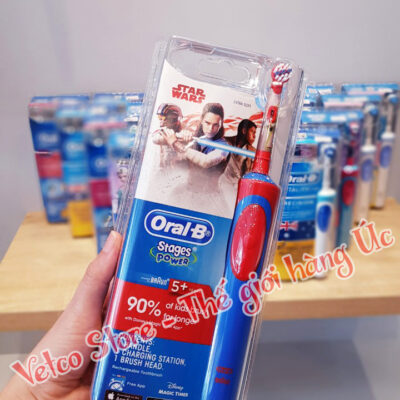 Bàn chải đánh răng đánh răng Oral b đầu Bé Trai 3