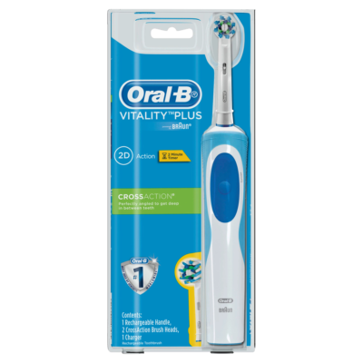 Bàn chải đánh răng đánh răng Oral b đầu Cross Action 1