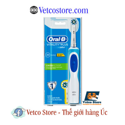 Bàn chải đánh răng đánh răng Oral b đầu Cross Action 2