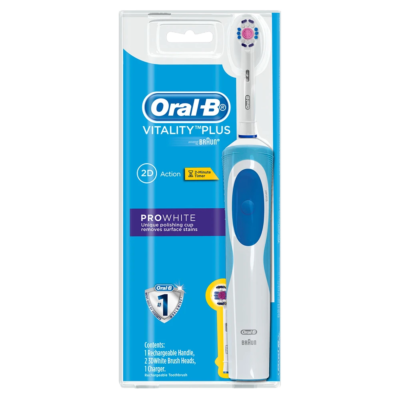 Bàn chải đánh răng đánh răng Oral b đầu ProWhite 1