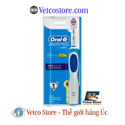 Bàn chải đánh răng đánh răng Oral b đầu ProWhite 2