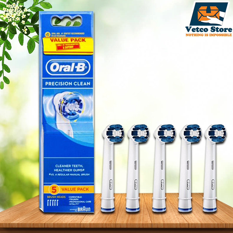 Đầu Bàn Chải Oral-B Precision (Set 5 Cái)