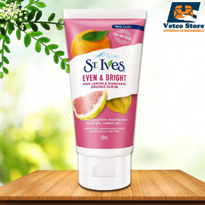 Sữa rửa mặt tẩy tế bào chết ST. Ives Even & Bright Pink Lemon & Mandarin Orange Scrub 150mL