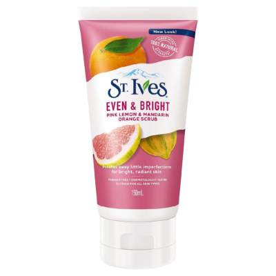 Sữa rửa mặt tẩy tế bào chết ST Ives Pink Lemon and Mandarin orange scrub 1