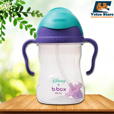 Bình nước cho bé B-box Disney Princess Ariel Tím 240ml