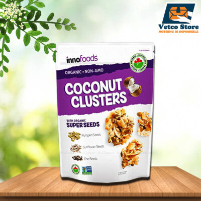 Bánh dừa phủ các loại hạt hữu cơ Innofoods 500g 2