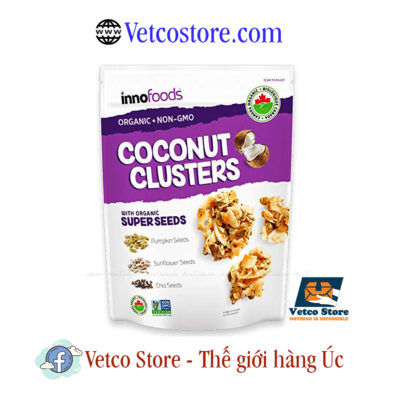 Bánh dừa phủ các loại hạt hữu cơ Innofoods 500g 1