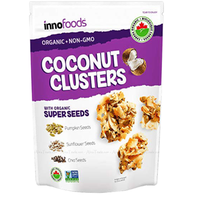 Bánh dừa phủ các loại hạt hữu cơ Innofoods 500g 1
