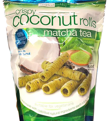 Bánh ống Crispy vị sữa dừa trà xanh 285gr 1