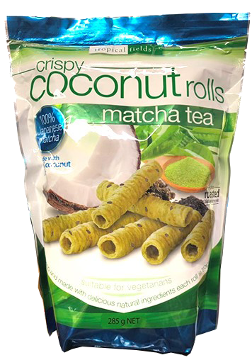 Bánh ống Crispy vị sữa dừa trà xanh 285gr 1