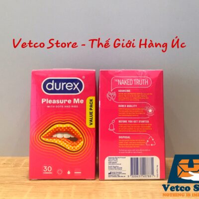 Bao cao su Durex Pleasure Me 30 cái 2