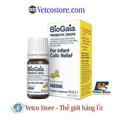 BioGaia Probiotic Drops cho trẻ sơ sinh giảm đau bụng 5ml 1