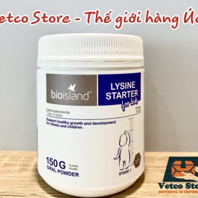 BioIsland Lysine Starter For Kids Dạng Bột Của Úc 150g