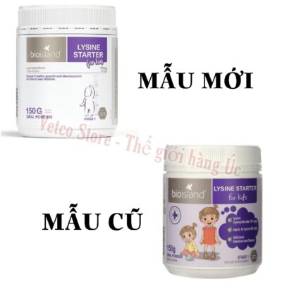 BioIsland Lysine Starter For Kids Dạng Bột Của Úc 150g1