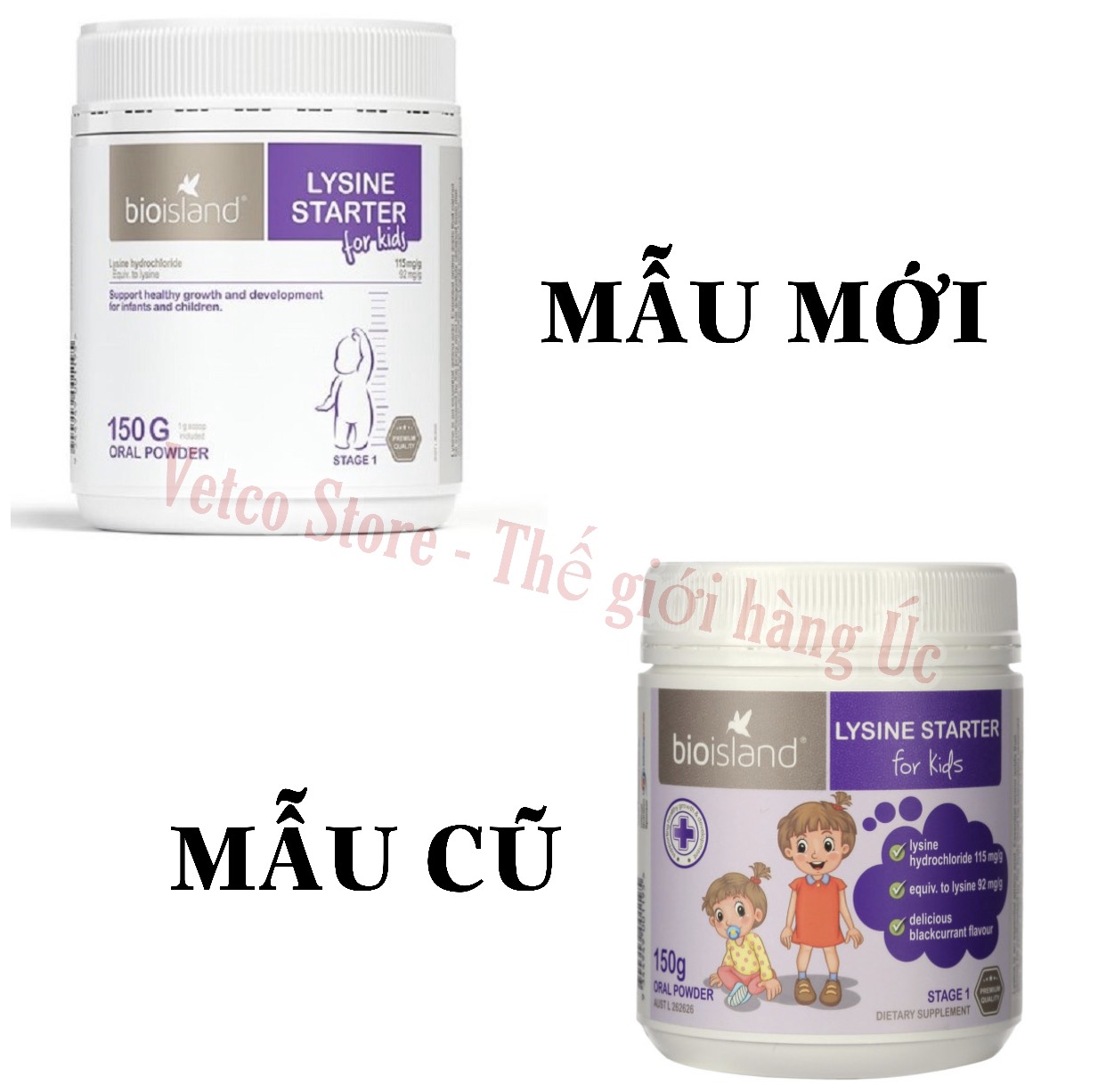BioIsland Lysine Starter For Kids Dạng Bột Của Úc 150g1