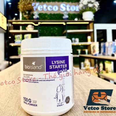 BioIsland Lysine Starter For Kids Dạng Bột Của Úc 150g3