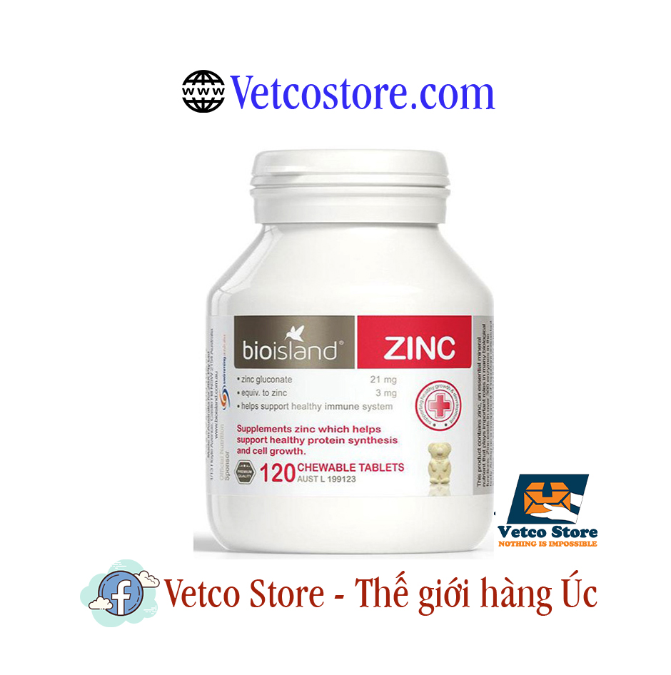 BioIsland Zinc 120 vien 1