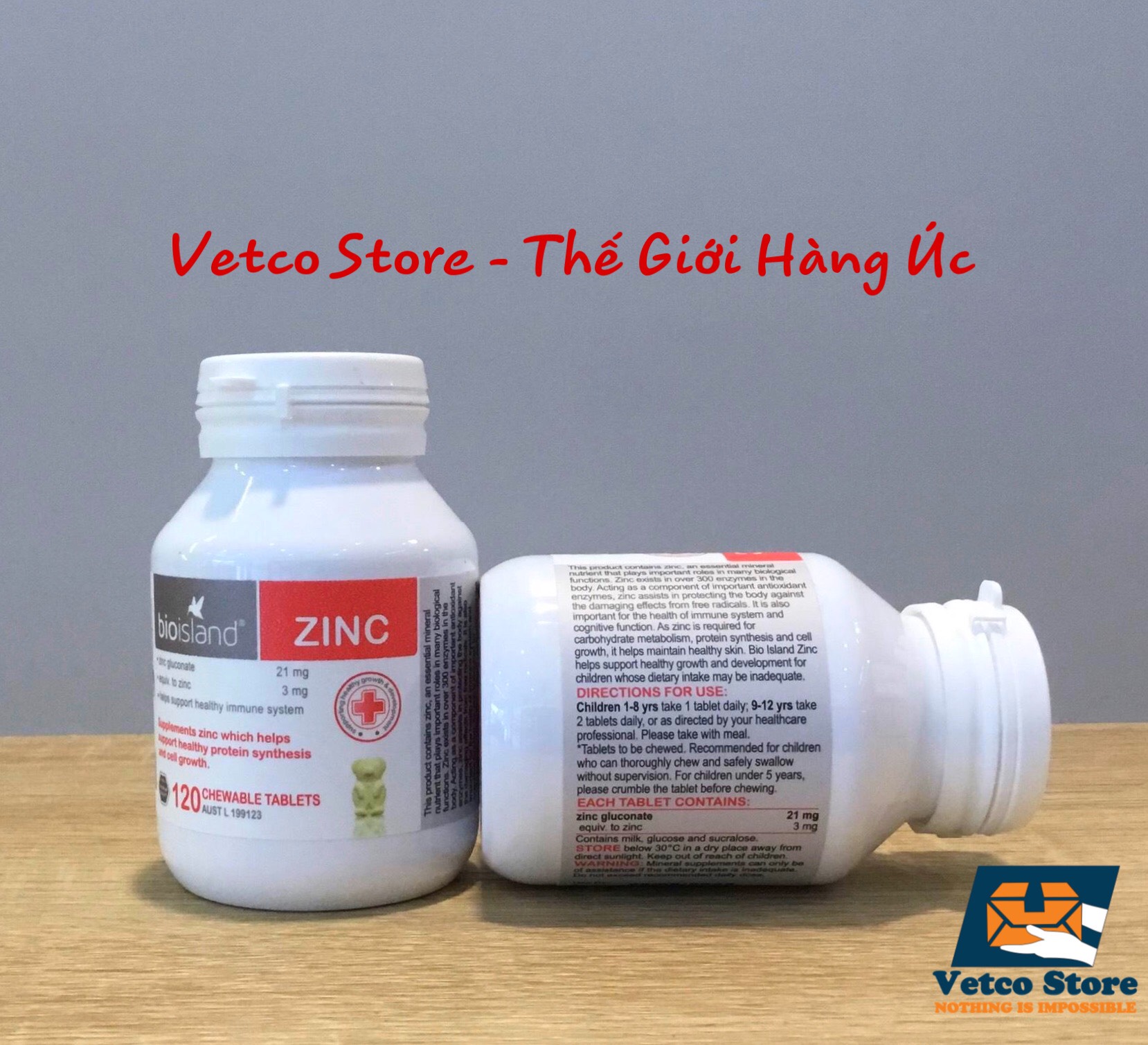 BioIsland Zinc 120 vien 2