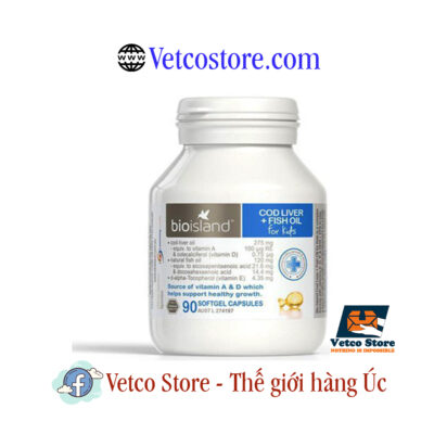 BioIsland cod liver fish oil kids 1