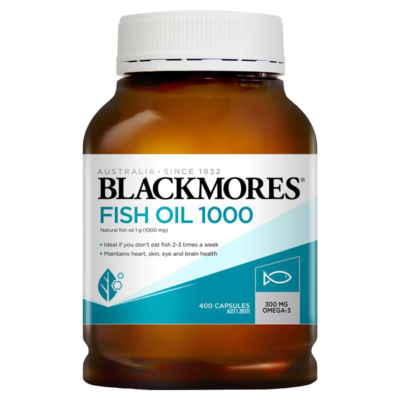 Blackmores Dầu cá CÓ MÙI Mẫu mới 400 viên 1