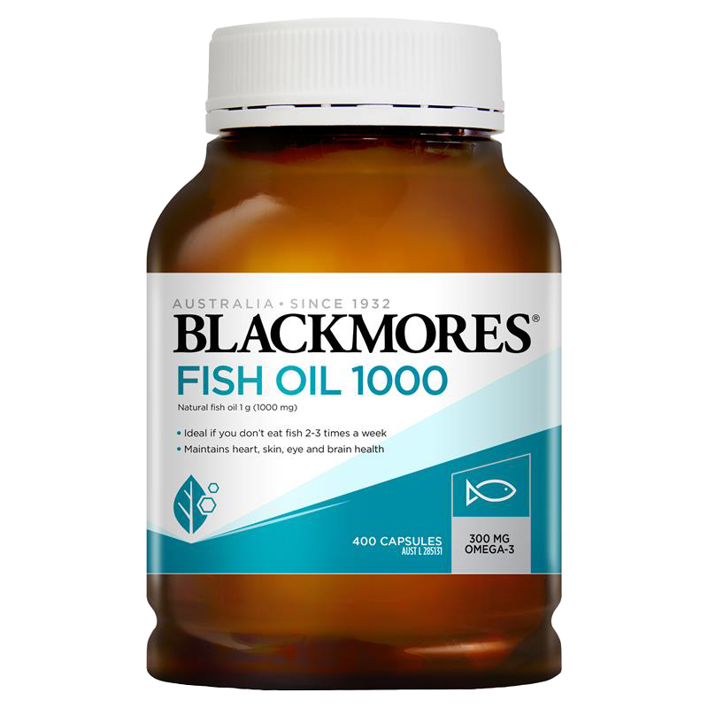 Blackmores Dầu cá CÓ MÙI Mẫu mới 400 viên 1
